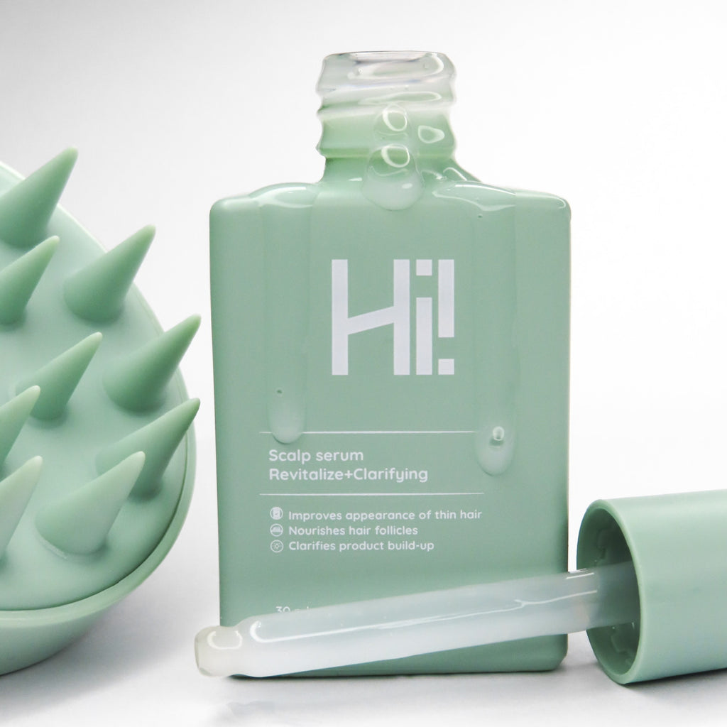 סרום + מברשת עיסוי לשורשי השיער