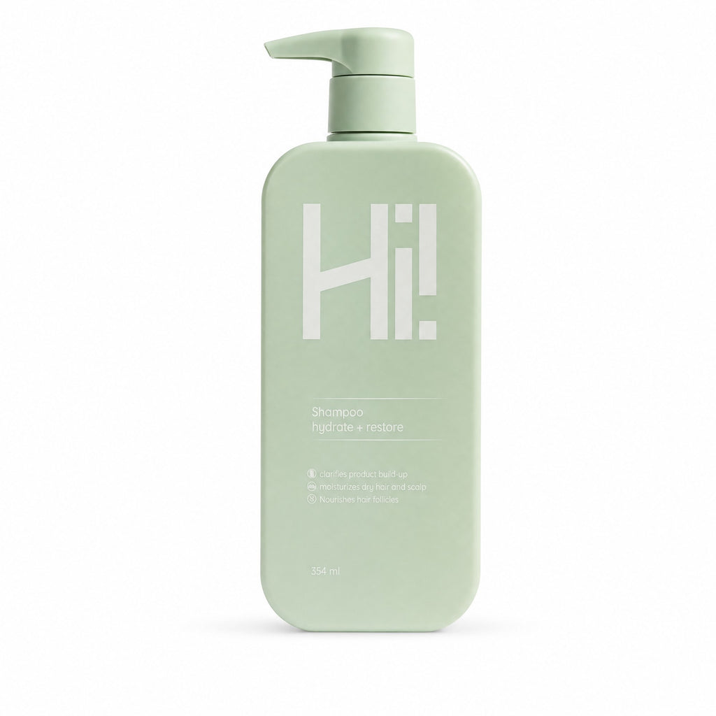שמפו Hi! Hair - צילום מוצר רקע לבן